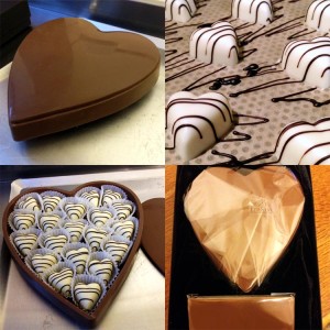 Heart chocolate box montage