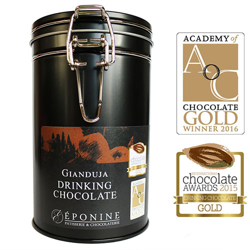 Gianduja Drinking Chocolate Tin Award Logo