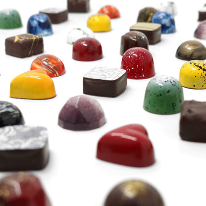 Selection of Chocolates Angled