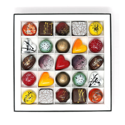 25 Piece Chocolate Selection Boxed Overhead