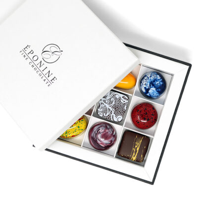 9 Piece Chocolate Selection Boxed with Lid