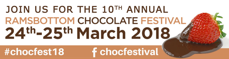 Ramsbottom Chocolate Festival Banner 2018 #chocfest18 Dates 2018