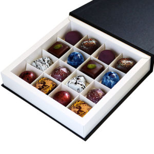 Vegan Selection Chocolate Box Open Angled