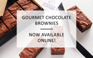 Gourmet Chocolate Brownie Blog Banner