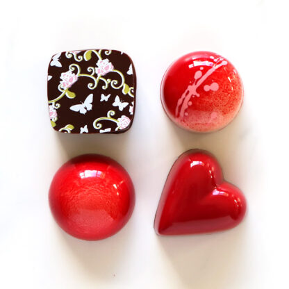 Valentines Chocolates Overhead No Box