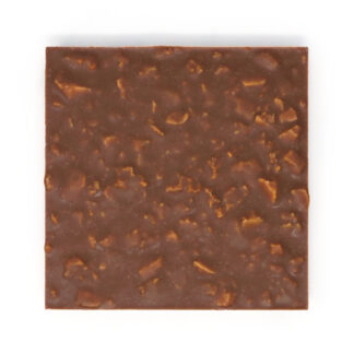 Honeycomb Milk Chocolate Bar Unboxed Overhead Close Up
