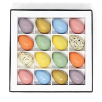 16 Piece Easter Egg Chocolates Boxed Overhead